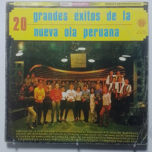 lp 20 grandes exitos de la nueva ola peruana jorge conty jimmy santy gustavo hit moreno varios made peru 1967 rock latin