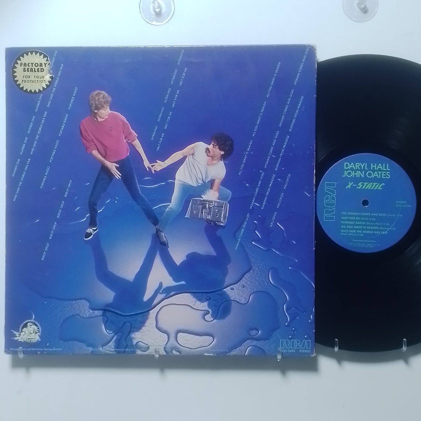 lp Daryl Hall & John Oates X-Static made usa 1979 con insert pop rock