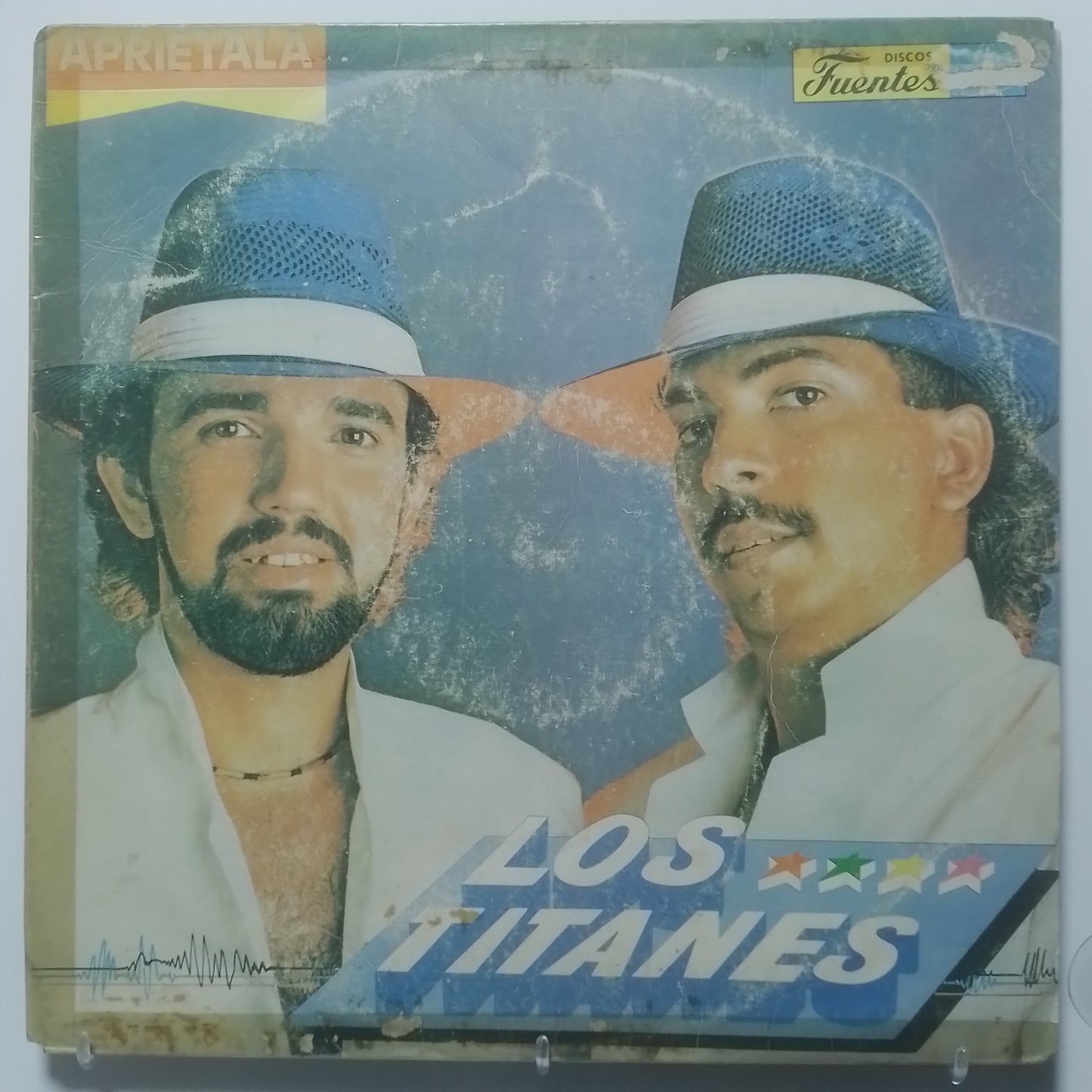 lp Los Titanes Aprietala made peru 1988 salsa