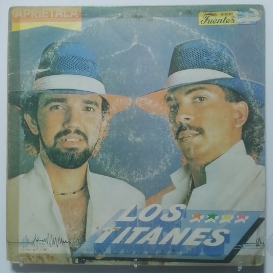 lp Los Titanes Aprietala made peru 1988 salsa