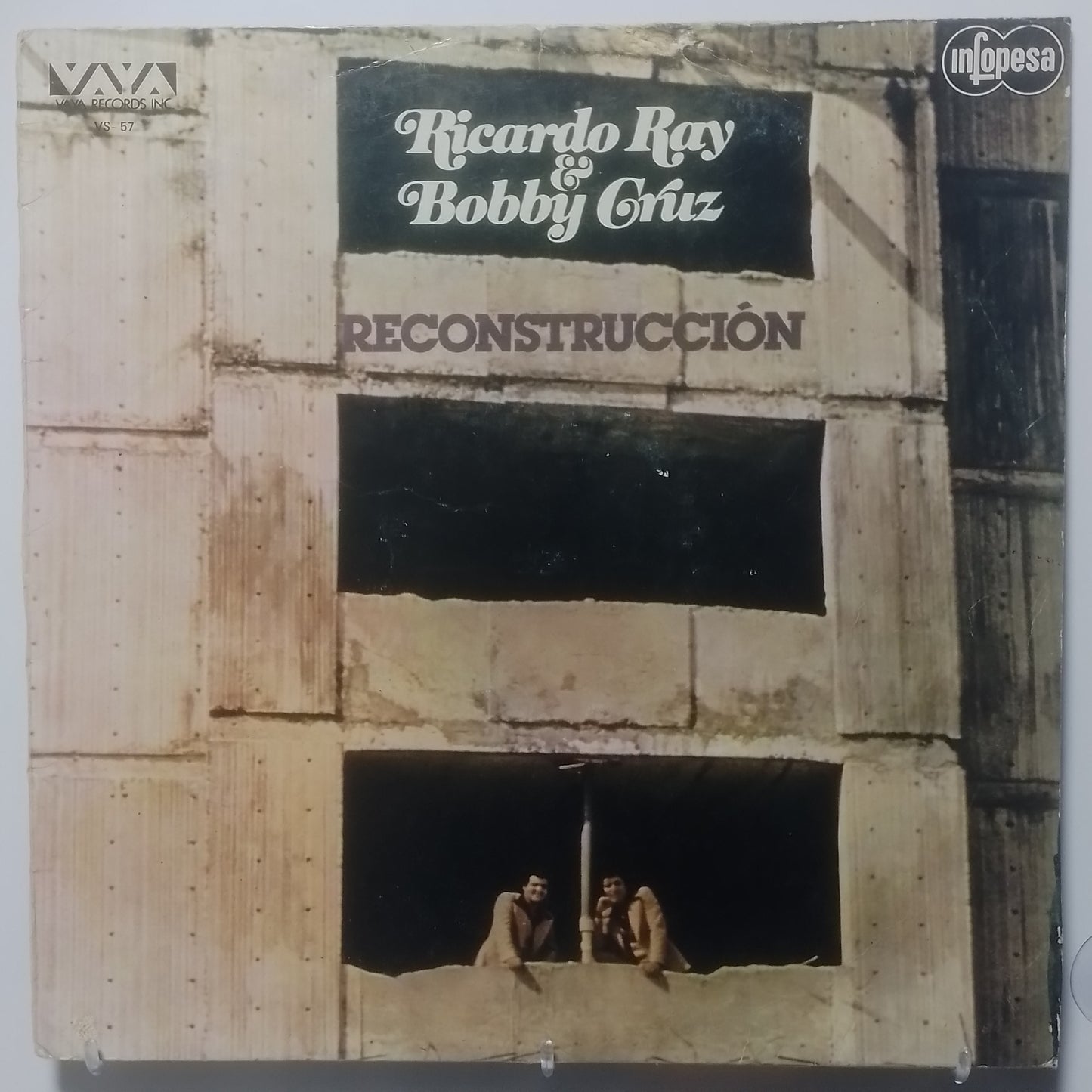 lp Ricardo Ray & Bobby Cruz Reconstruccion made peru 1977 latin salsa