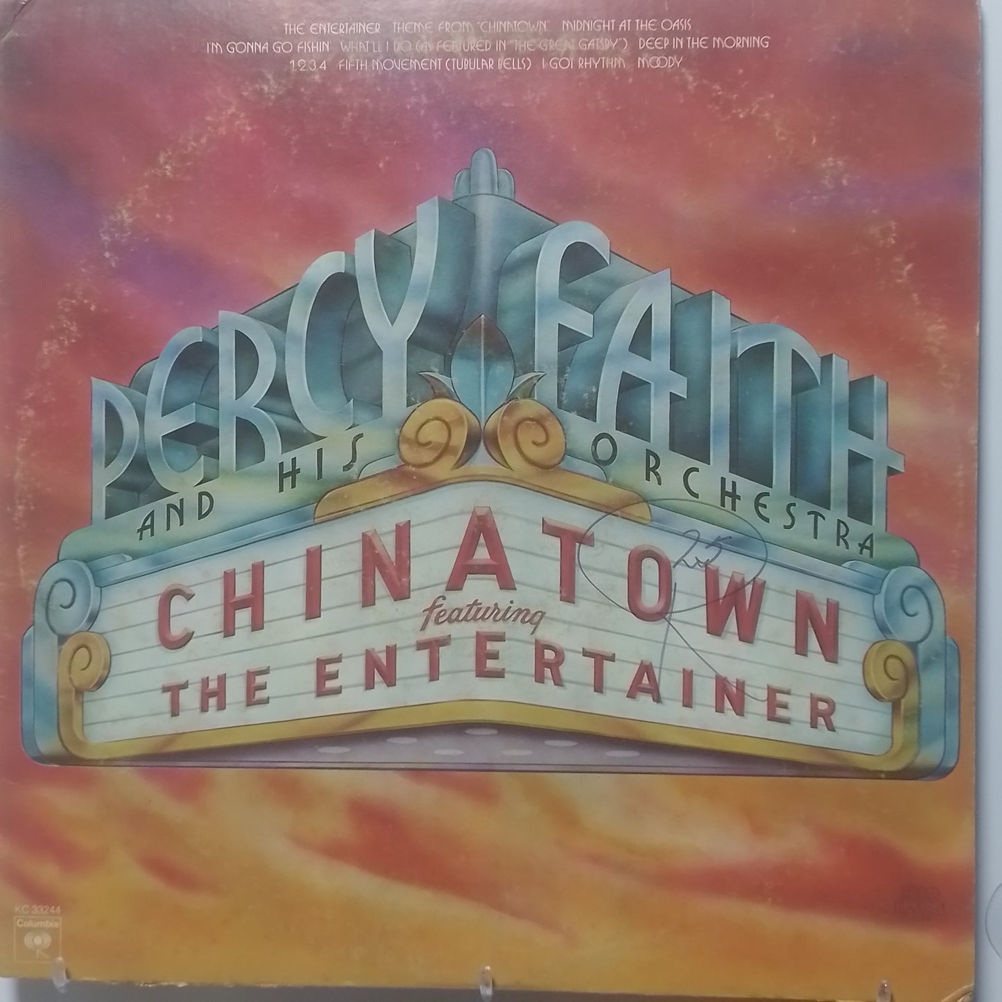 lp Percy Faith And His Orchestra Chinatown made usa 1974 pop clasico