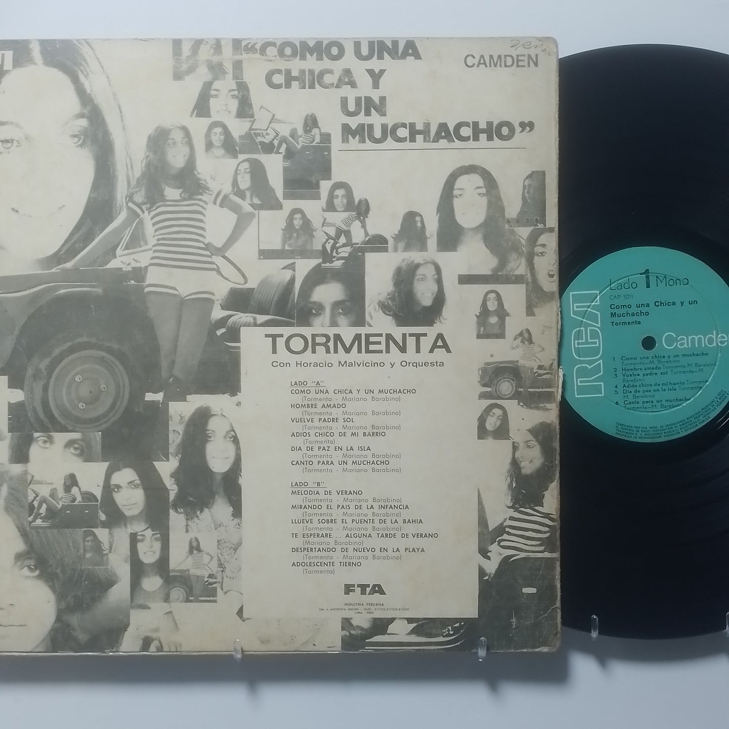 lp Tormenta Como Una Chica Y Un Muchacho made peru 1972 latin pop