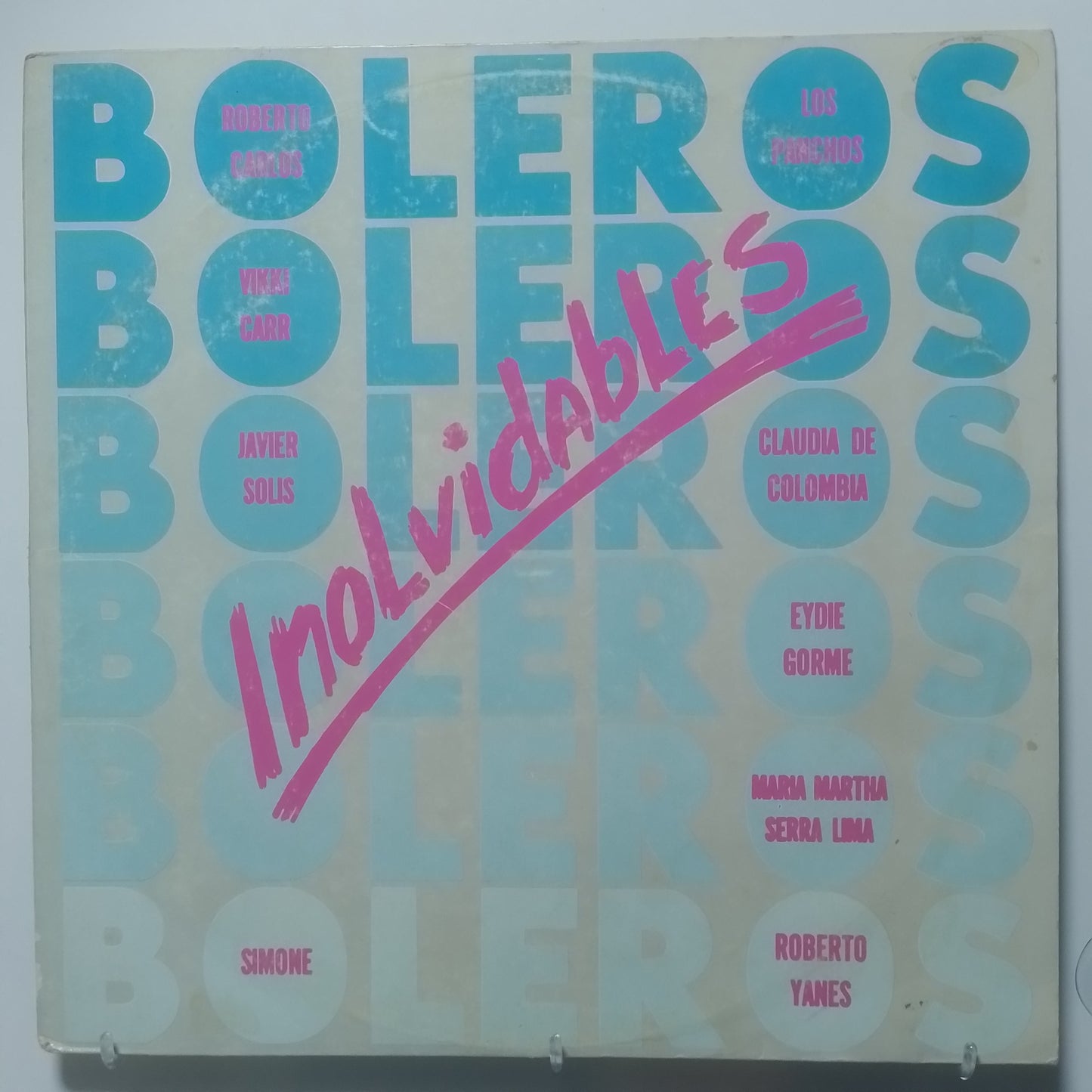 lp Boleros Inolvidables Roberto Carlos Javier Solis Claudia De Colombia varios made peru 1989 latin bolero baladas