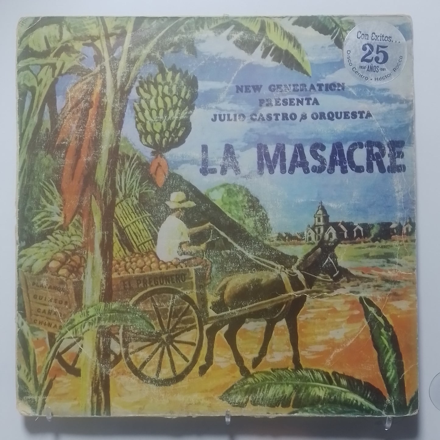 lp Julio Castro & Orquesta La Masacre made peru 1980 salsa