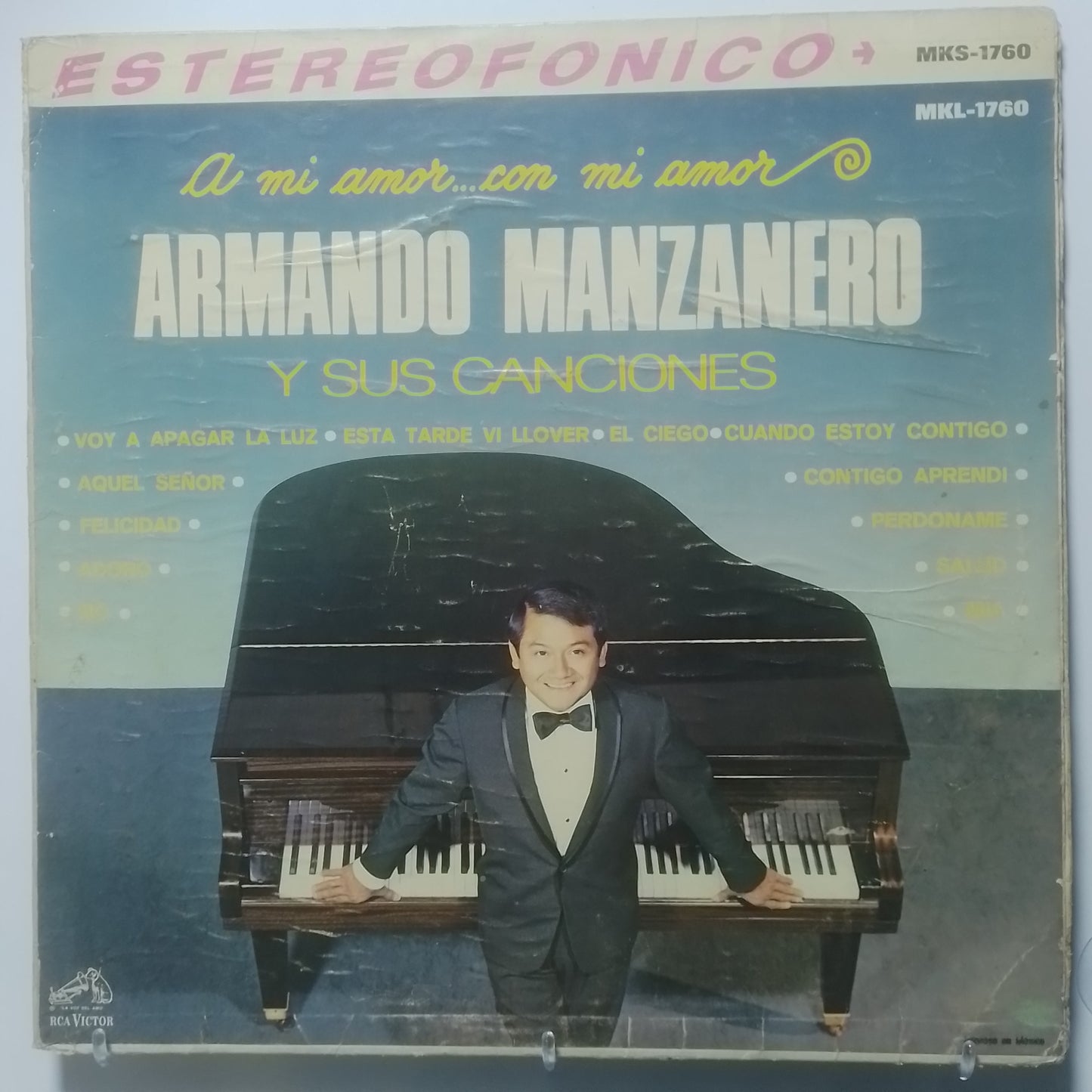 lp Armando Manzanero A Mi Amor Con Mi Amor made peru 1985 bolero latin