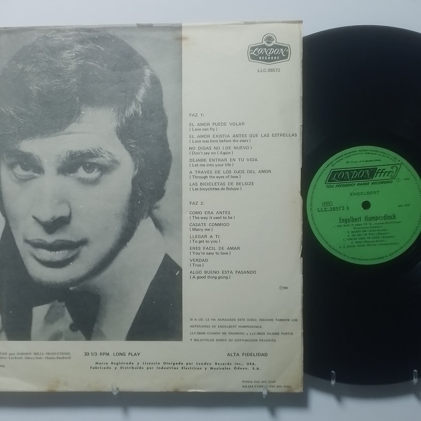 lp Engelbert Humperdinck Engelbert made chile 1969 jazz pop