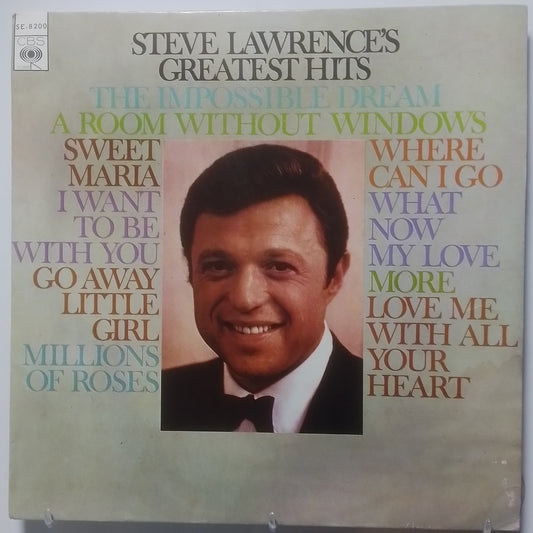 lp Steve Lawrence Steve Lawrences Greatest Hits made peru 1967 pop rock