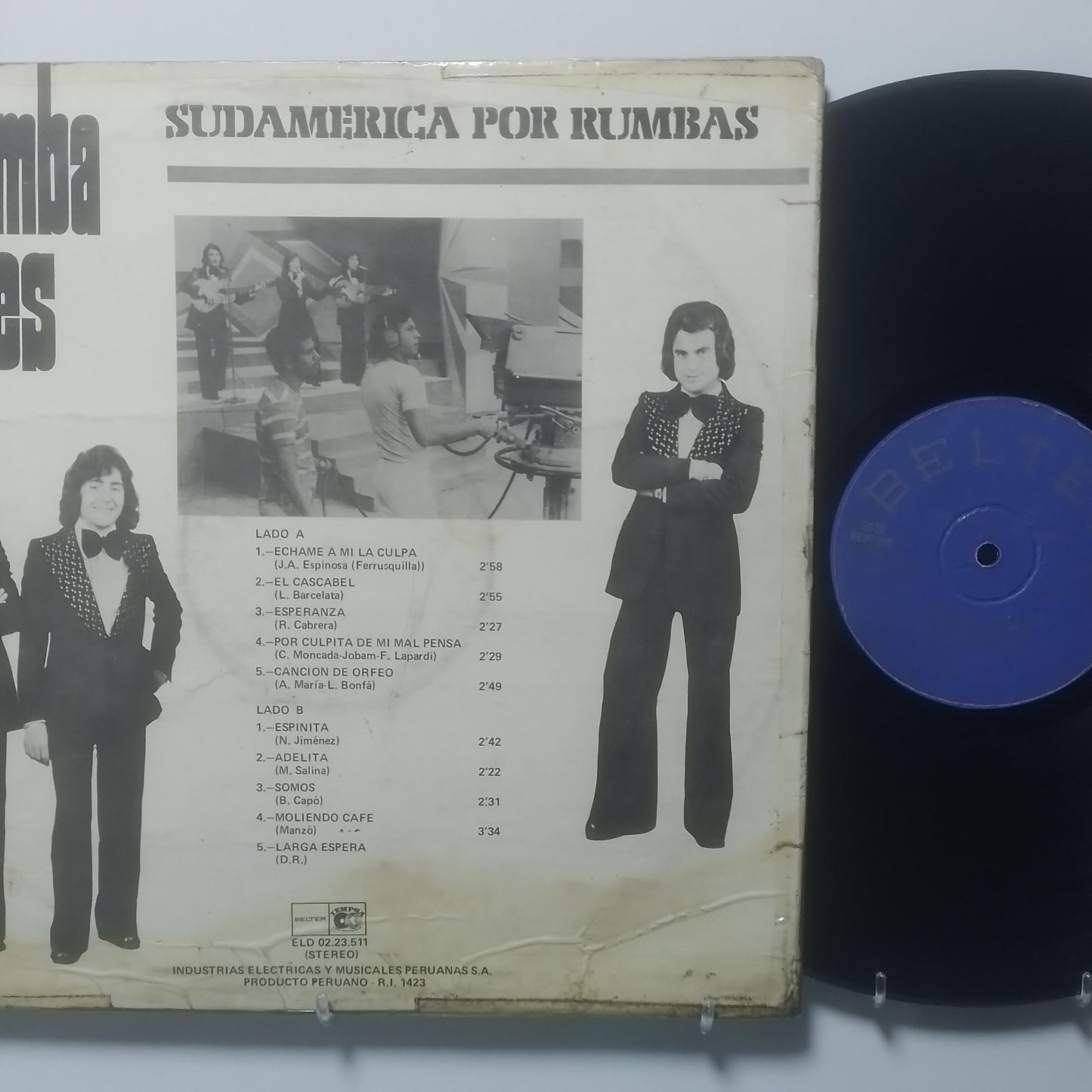 lp Rumba Tres sudamerica por rumbas made peru 1974 latin rumba