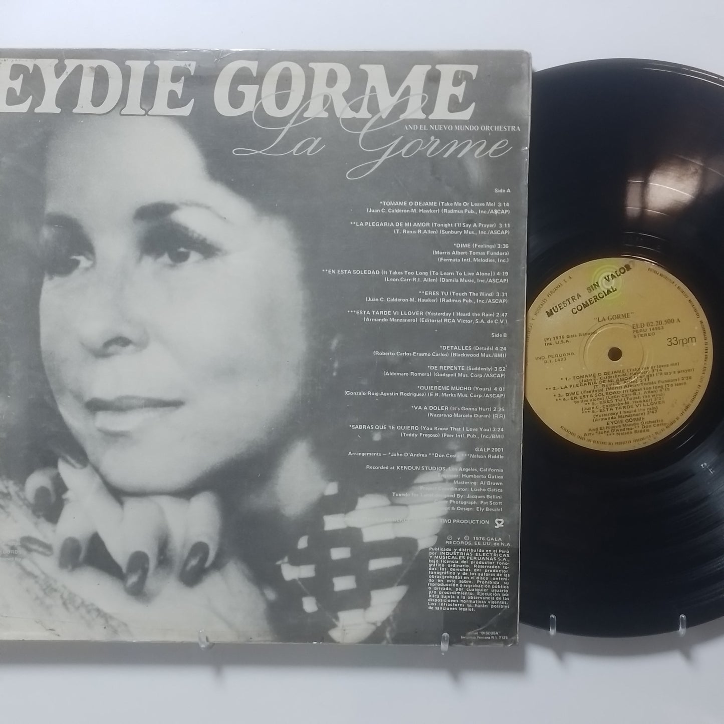 lp Eydie Gorme La Gorme made peru 1976 latin pop