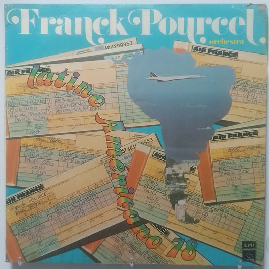 lp Franck Pourcel Orchestra Latino Americano 78 made peru 1978 instrumental