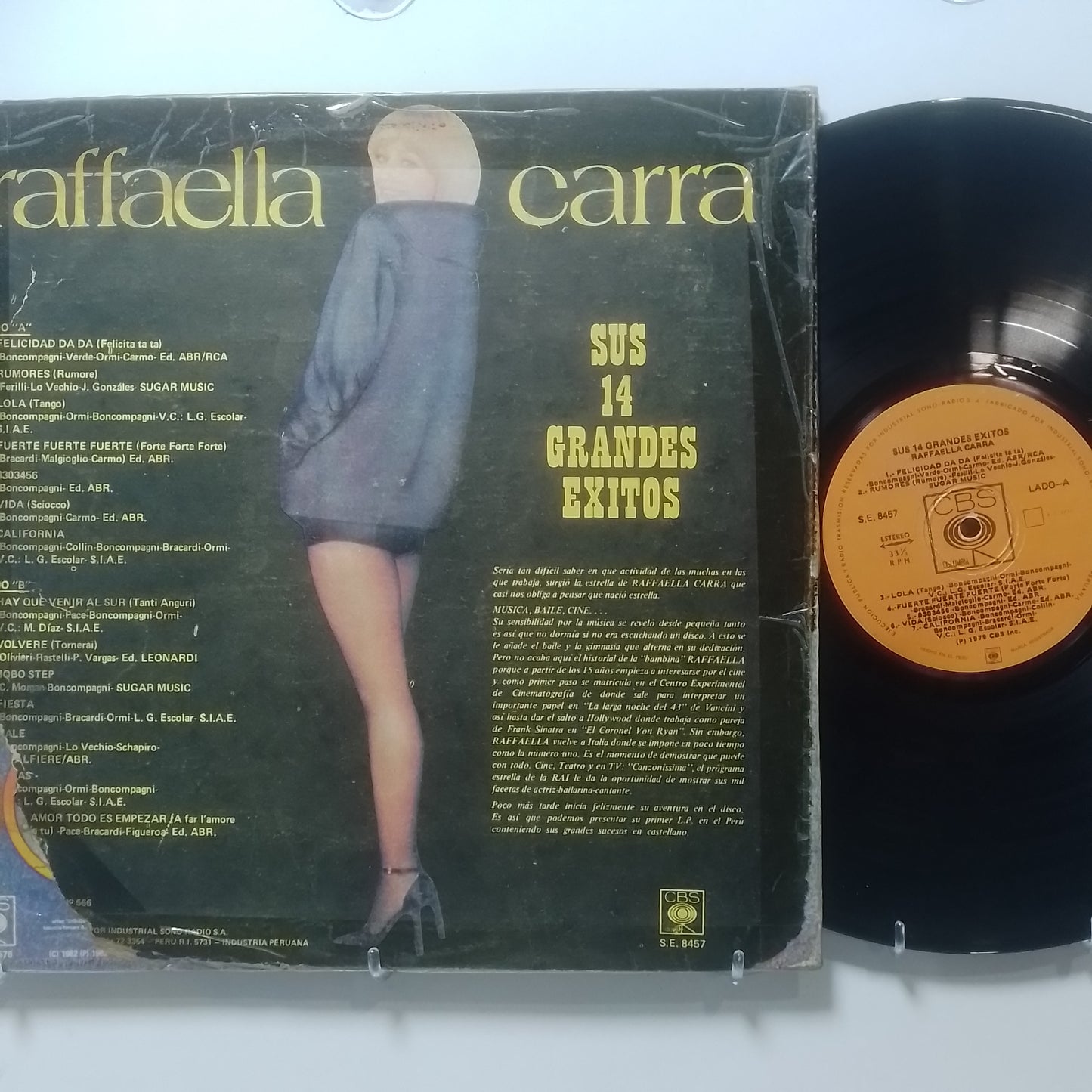 lp Raffaella Carra Sus 14 Grandes exitos made peru 1979 pop