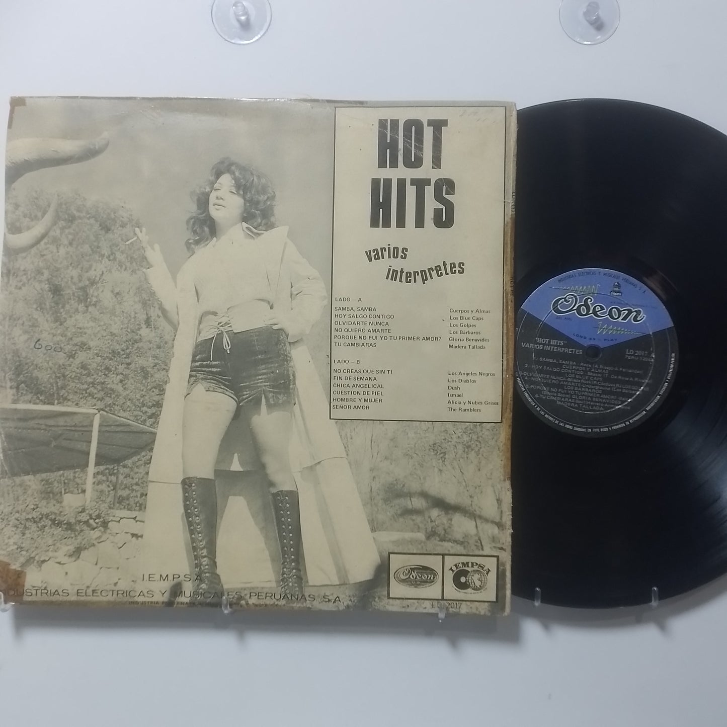 lp hot hits cuerpos y almas los angeles negros los golpes varios made peru 1970 latin rock