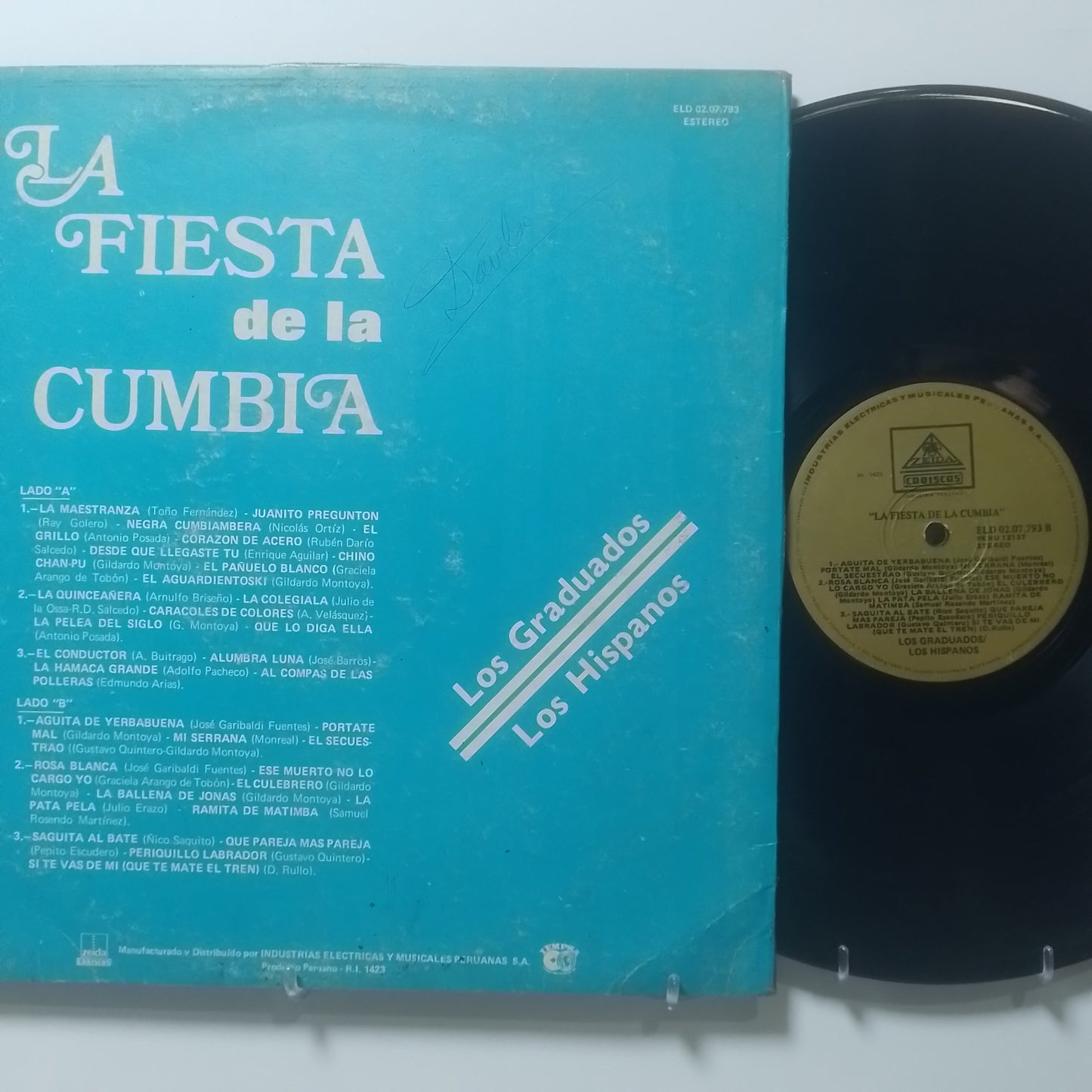 lp los graduados los hispanos la fiesta de la cumbia made peru 1970 cumbia