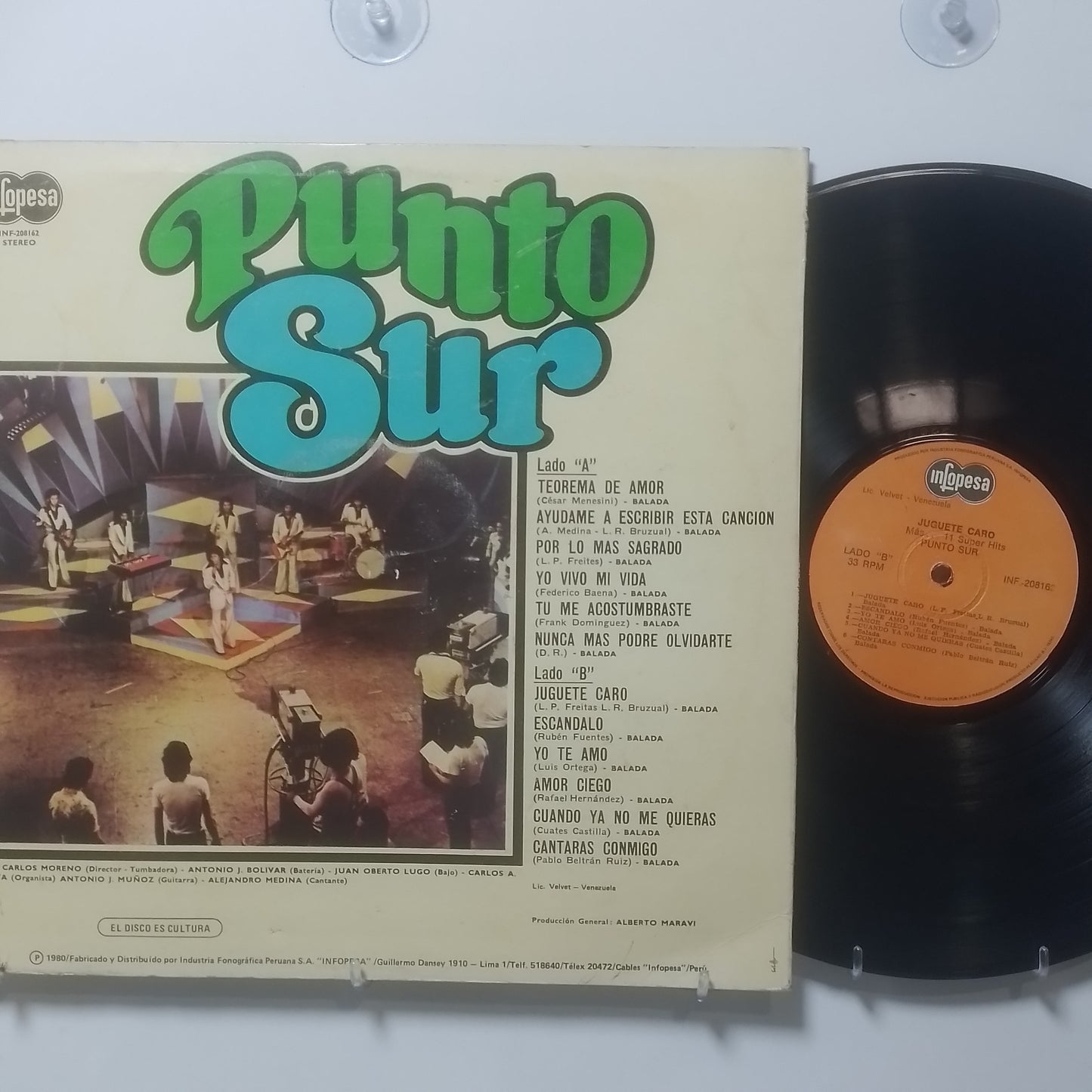 lp Punto Sur Juguete Caro Mas 11 Super Hits made peru 1977 latin rock