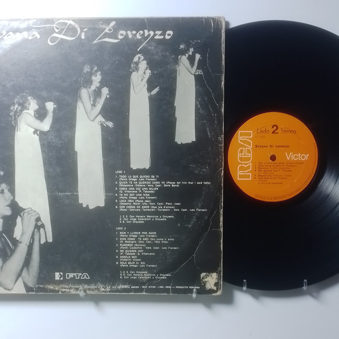 lp silvana di lorenzo silvana di lorenzo made peru 1975 latin balada