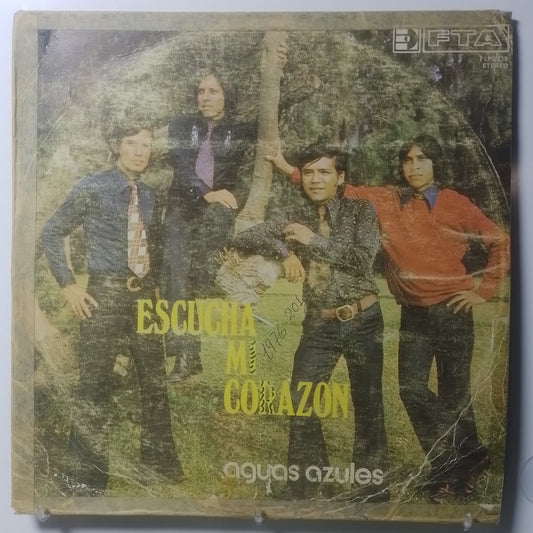 lp Aguas Azules Escucha mi corazon made peru 1976 promocional latin rock