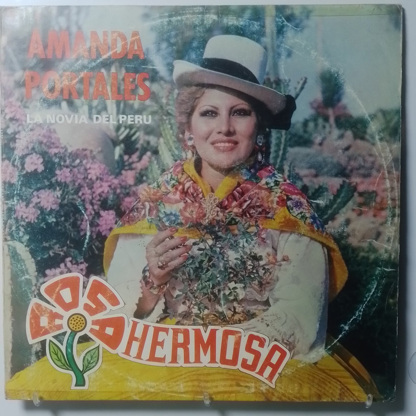 lp Amanda Portales Rosa Hermosa made peru 1988 huayno folk