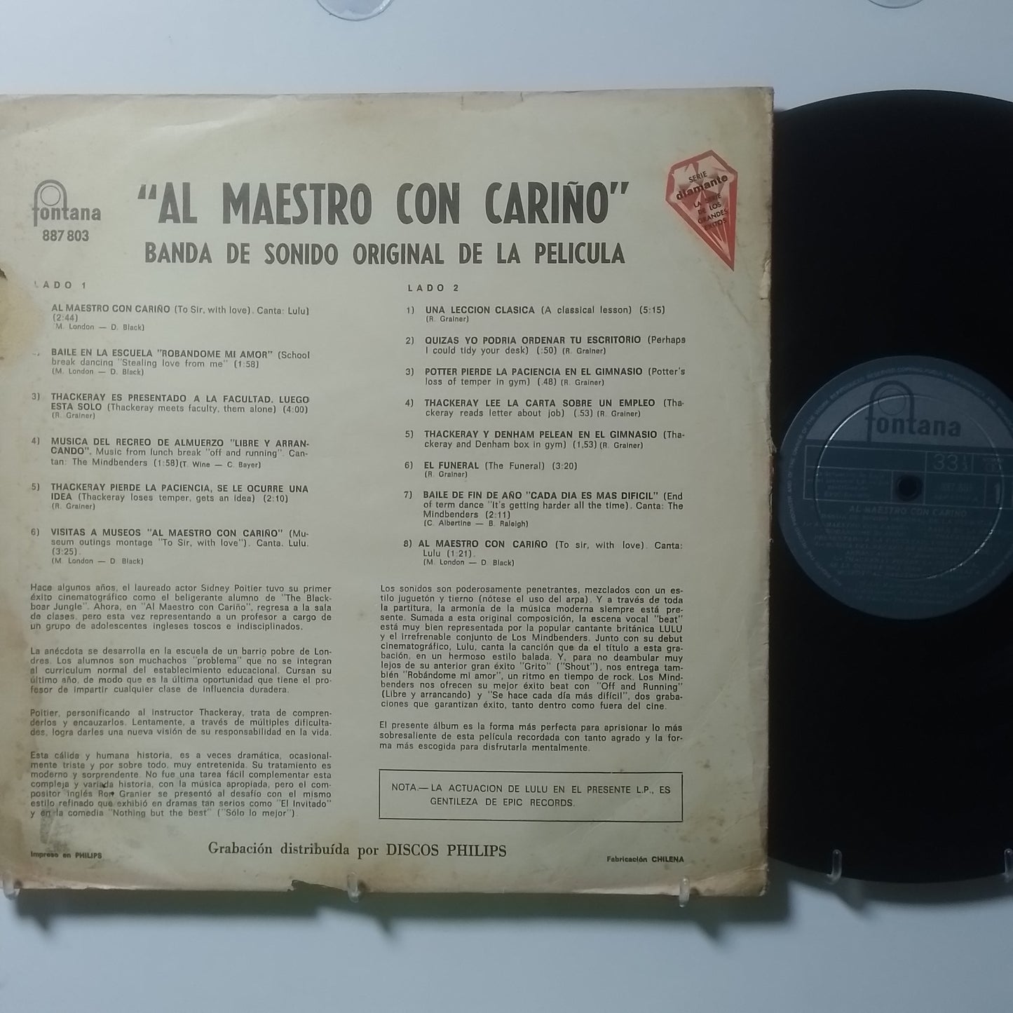 lp al maestro con cariño lulu mindbenders varios made peru 1968 soundtrack