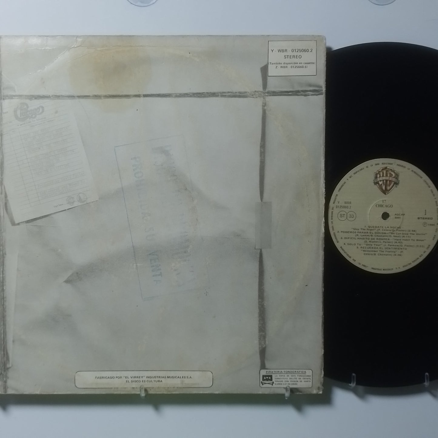 lp Chicago Chicago 17 made peru 1984 pop rock