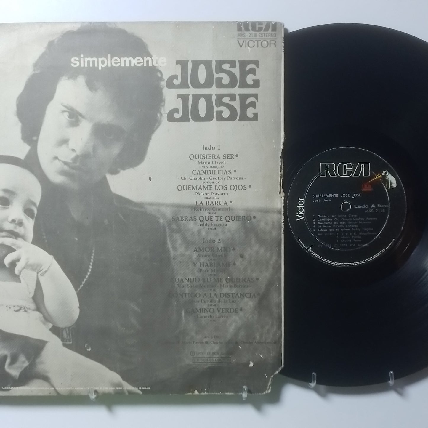 lp Jose Jose Simplemente Jose Jose made peru 1979 latin bolero