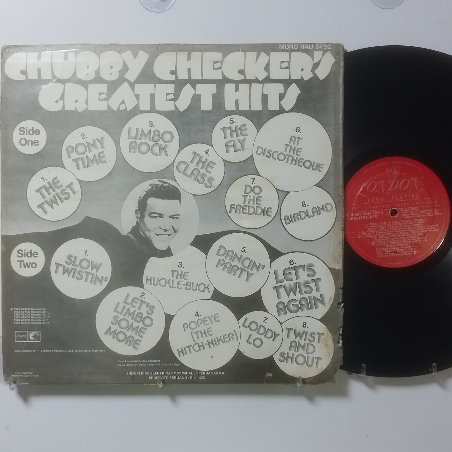 lp Chubby Checker Chubby Checker's Greatest Hits made peru 1976 rock