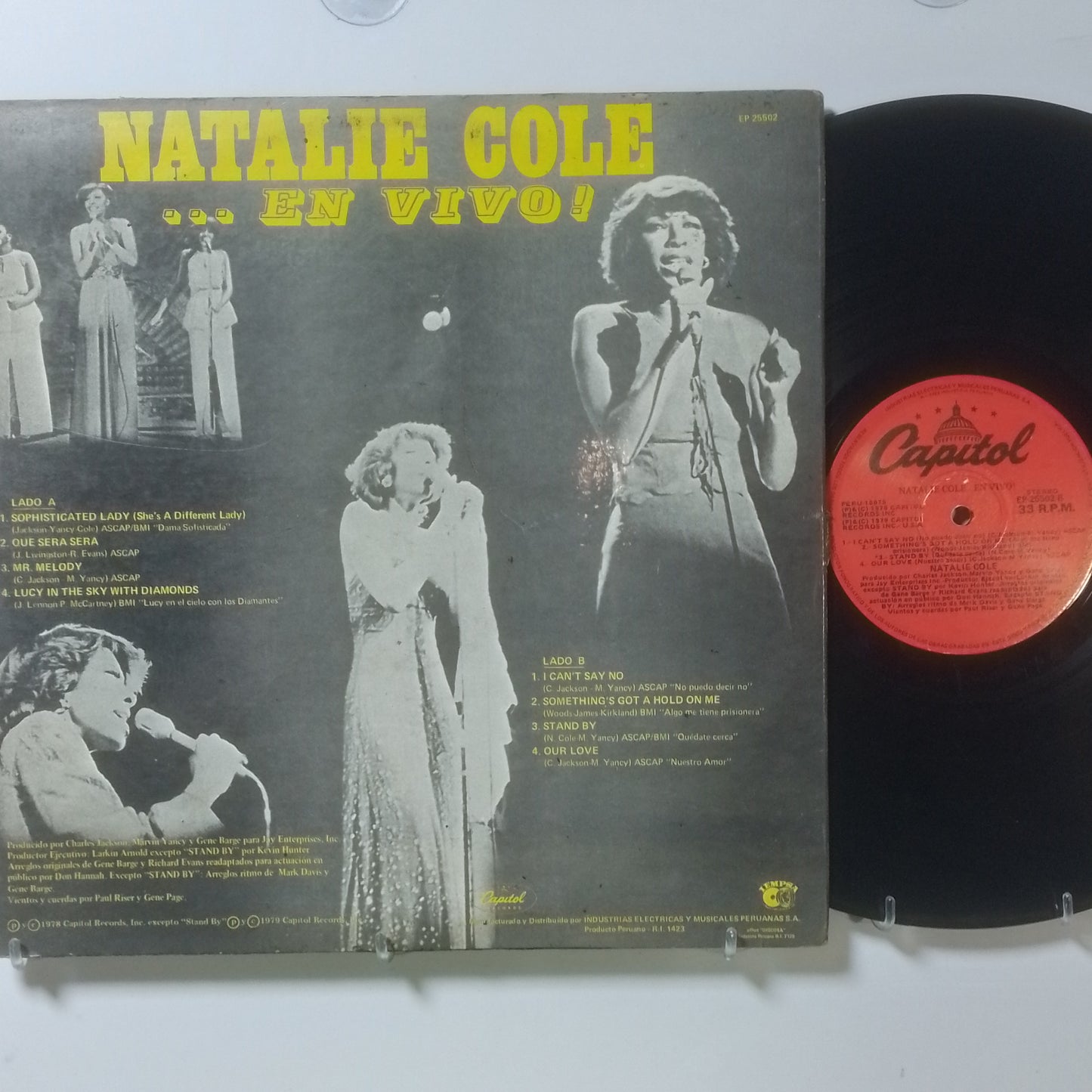 lp Natalie Cole Natalie Live made peru 1978 soul funk