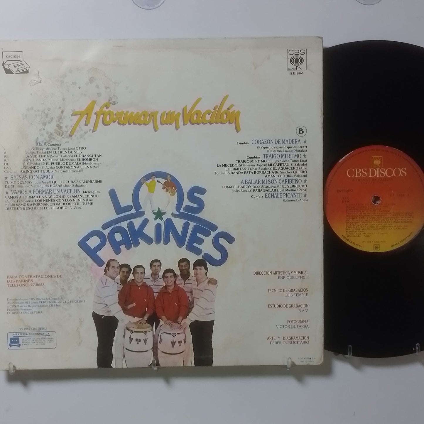 lp Los Pakines A Formar Un Vacilon made peru 1987 cumbia