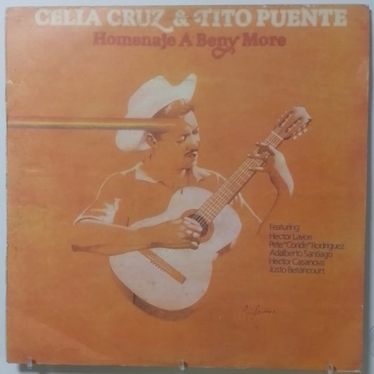 lp Celia Cruz & Tito Puente homenaje a benny more made peru 1986 salsa