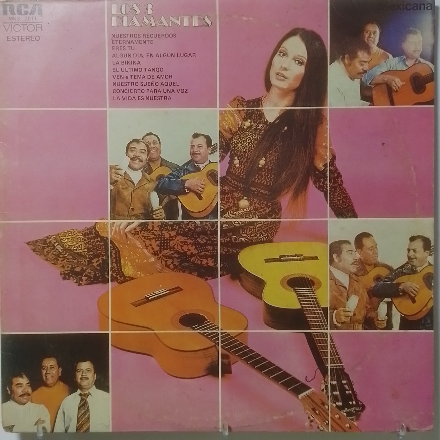 lp Los Tres Diamantes Nuestros Recuerdos made peru 1974 latin bolero