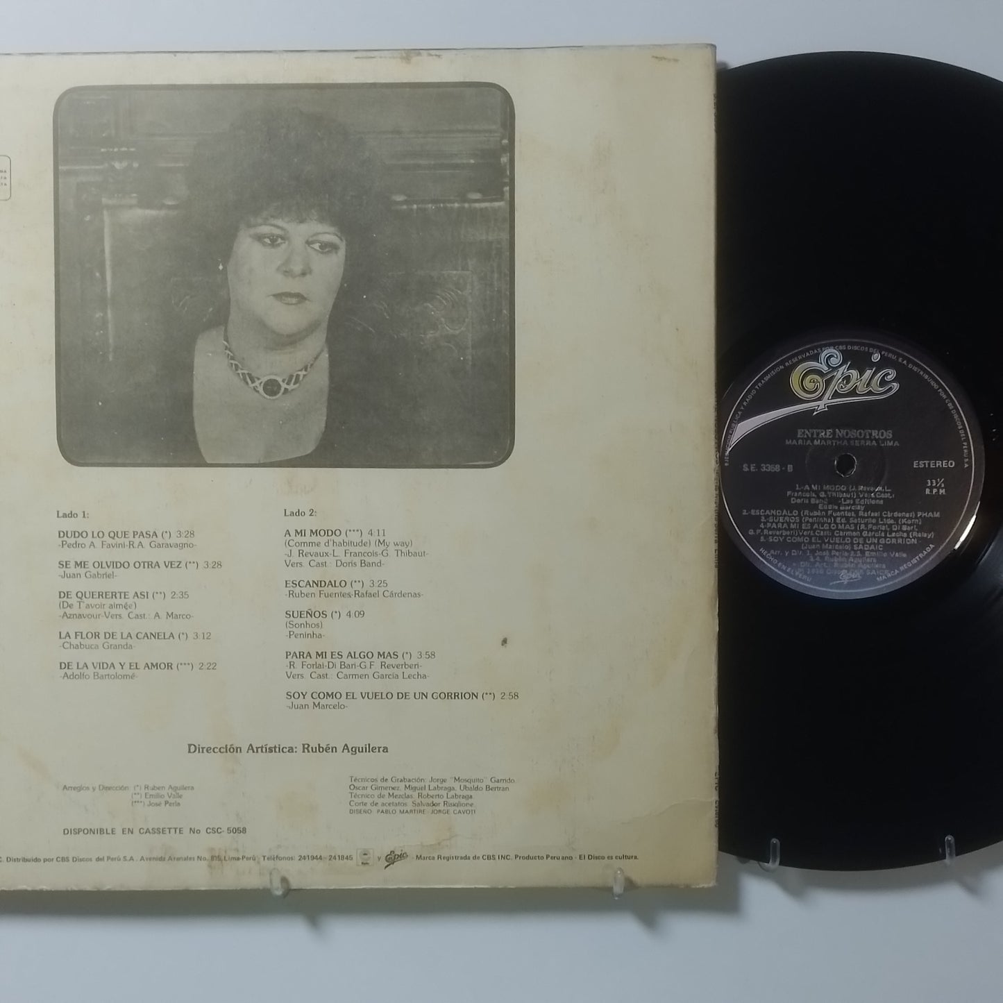 lp Maria Martha Serra Lima Entre Nosotros made peru 1980 latin balada