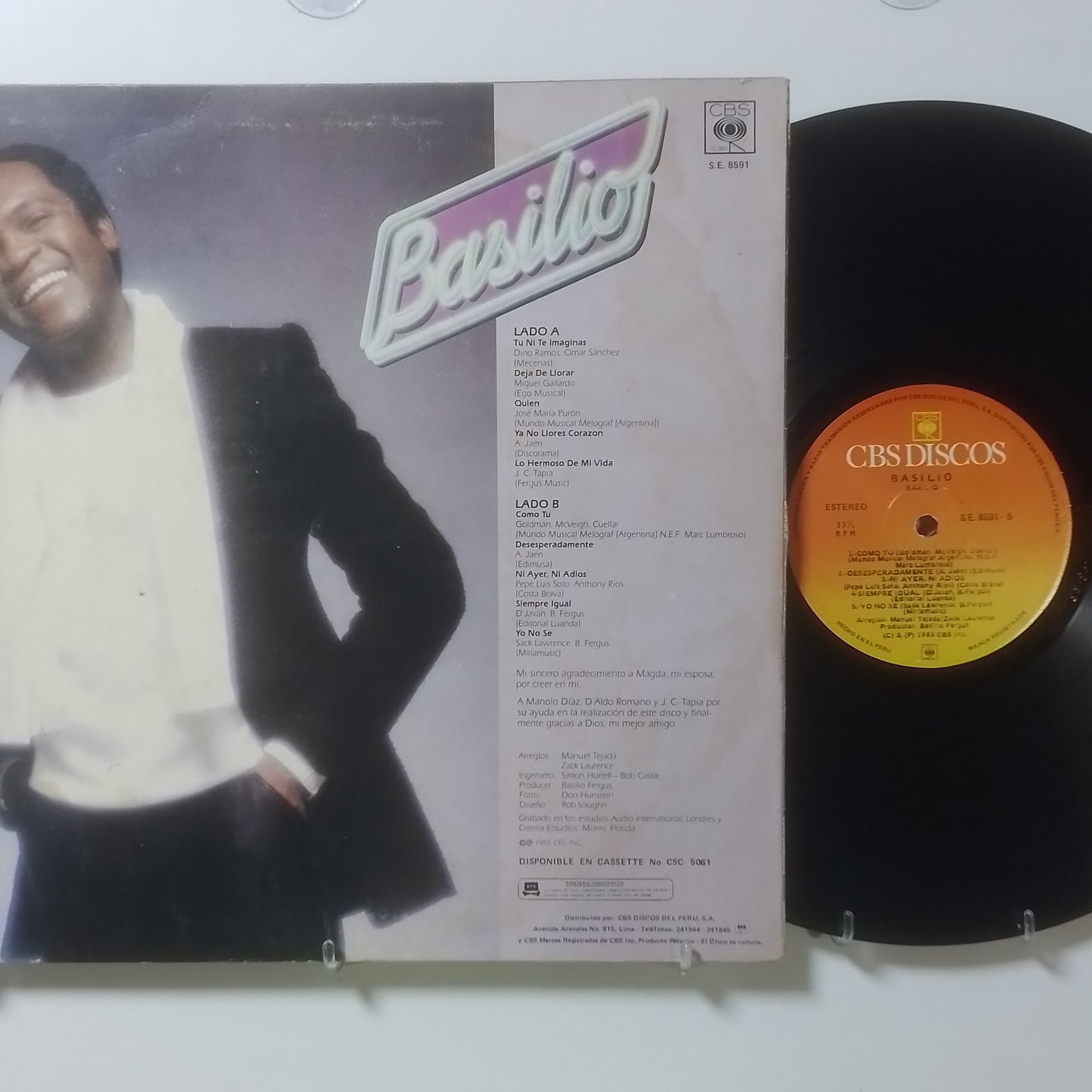 lp basilio basilio made peru 1983 latin pop