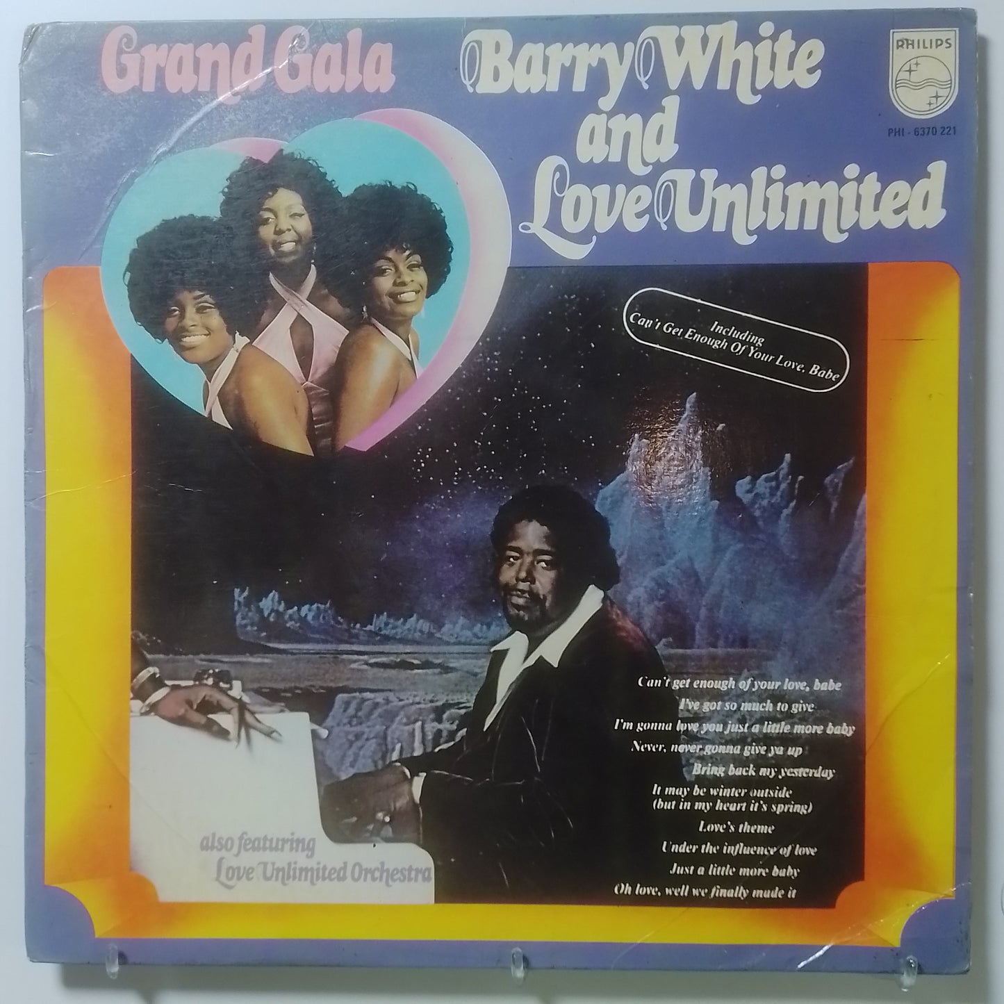 lp Barry White And Love Unlimited Grand Gala made peru 1973 funk soul