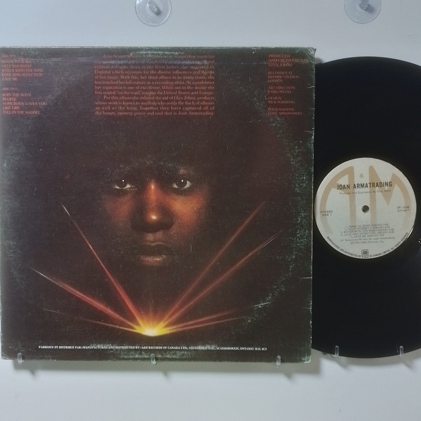 lp Joan Armatrading Joan Armatrading made canada 1976 con insert pop rock