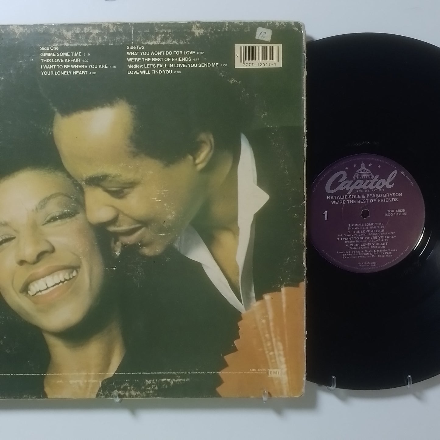 lp Natalie Cole & Peabo Bryson We're The Best Of Friends made usa 1979 funk soul