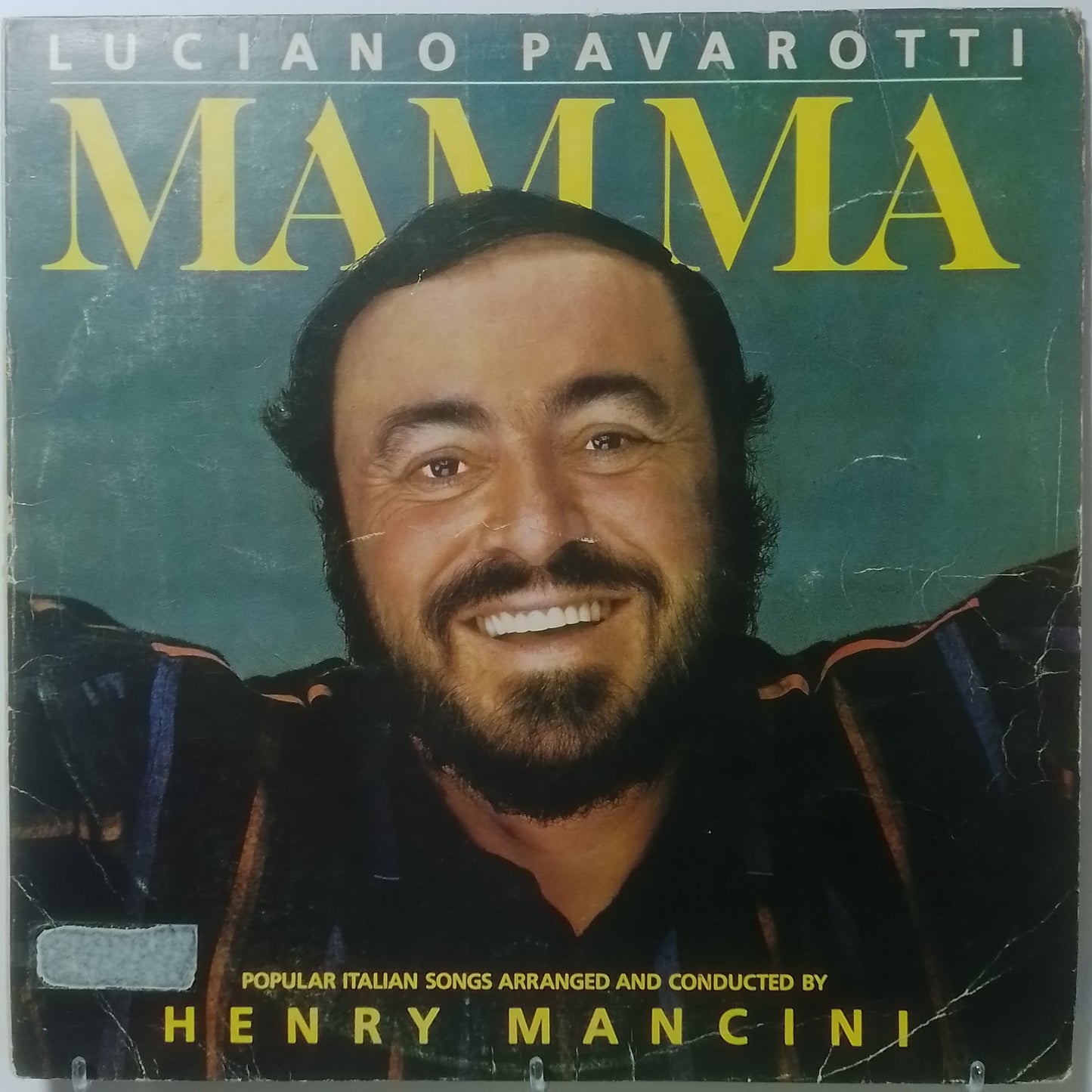 lp Luciano Pavarotti Henry Mancini Mamma made peru 1984 pop clasico