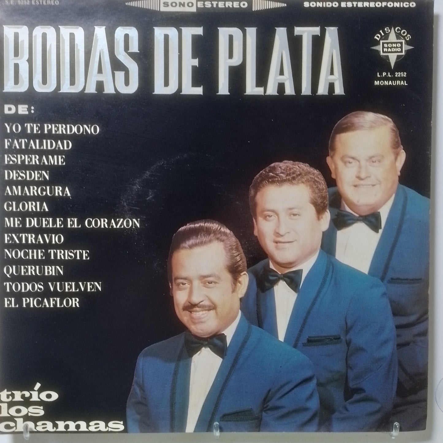 lp Trio Los Chamas Bodas De Plata made peru 1981 criollo folk