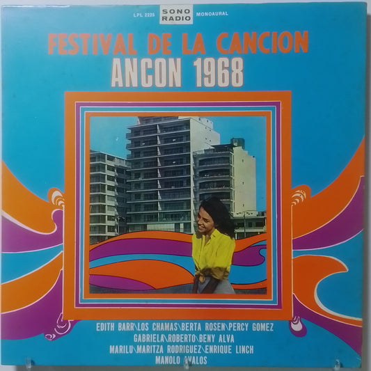 lp Festival De La Cancion De Ancon 1968 sonoradio Enrique Lynch Y Su Orquesta Gabriela marilu varios made peru 1968 latin cumbia