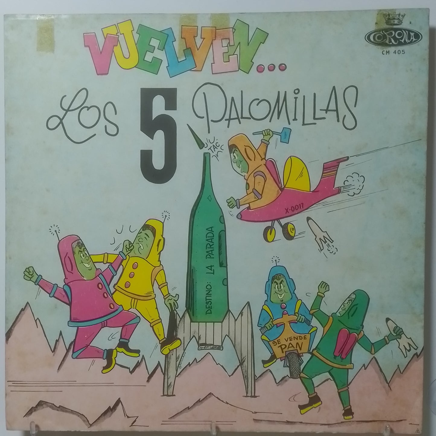 lp Los 5 Palomillas vuelven Los 5 Palomillas made peru 1960 latin cumbia