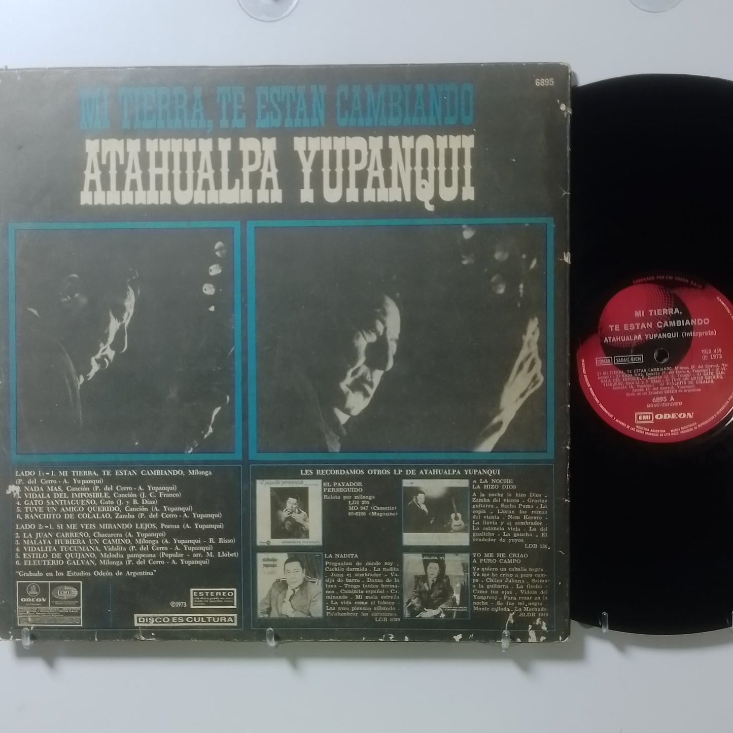 lp Atahualpa Yupanqui Mi Tierra Te Estan Cambiando made argentina 1973 latin folk