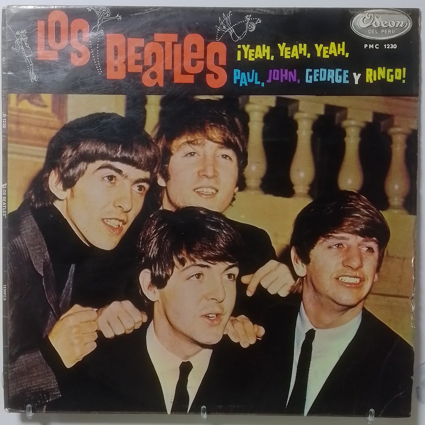 lp Los Beatles Yeah Yeah Yeah Paul John George Y Ringo made peru 1966 rock