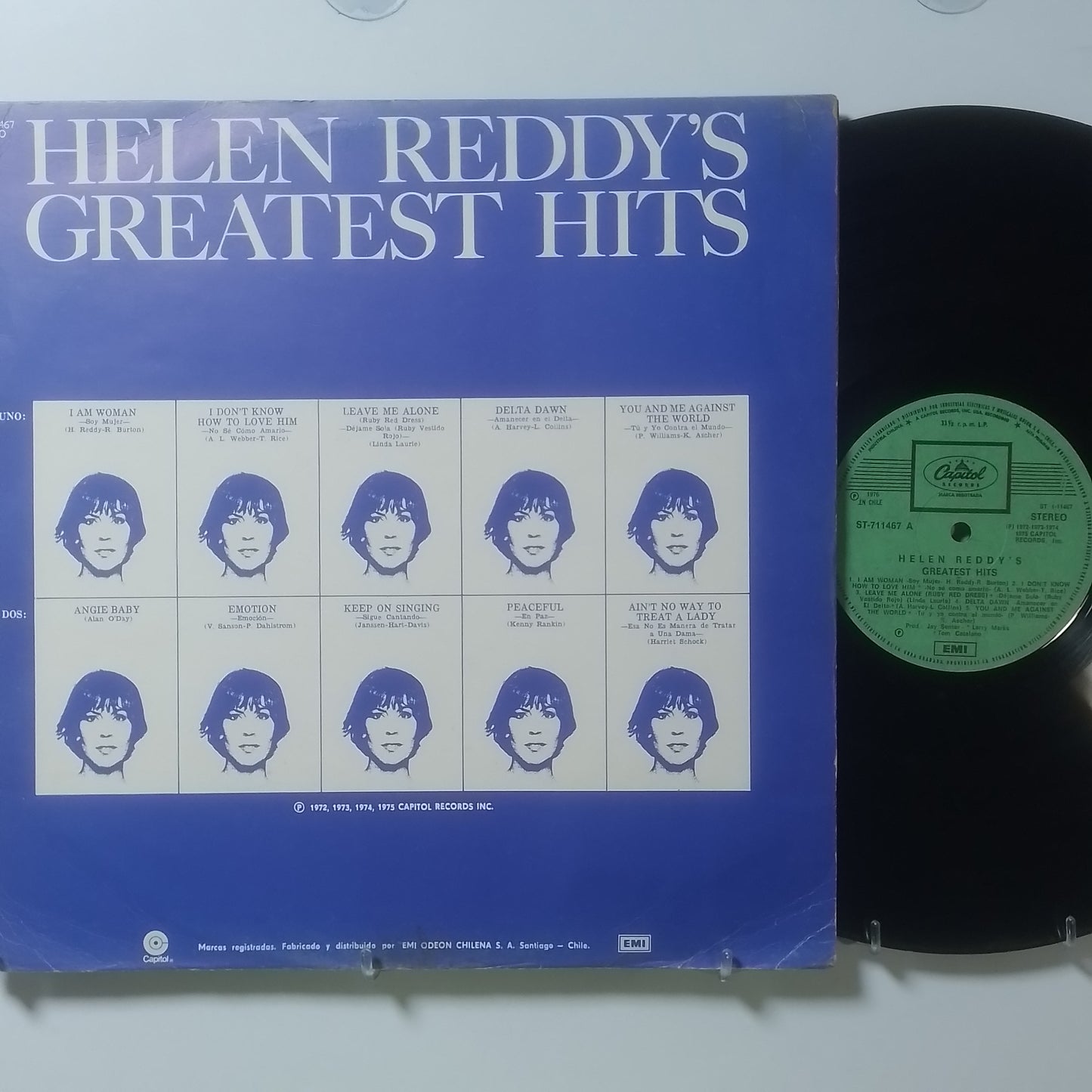 lp Helen Reddy Helen Reddy's Greatest Hits made chile 1983 pop rock