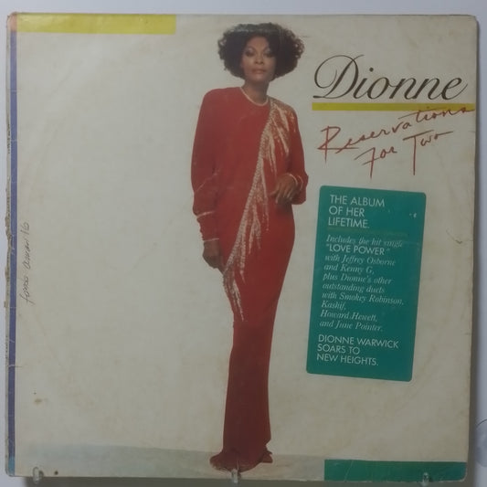 lp Dionne Reservations For Two made peru 1987 soul disco