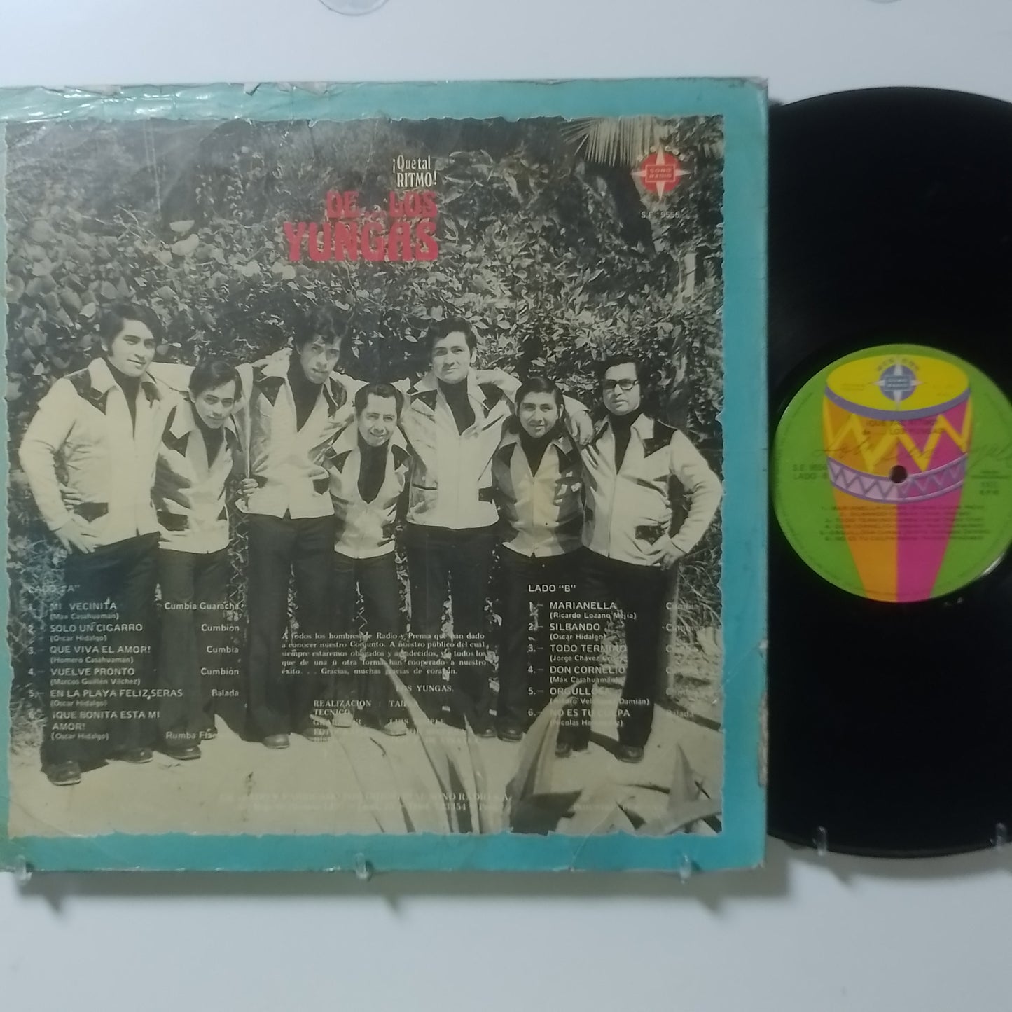 lp Los Yungas Que Tal Ritmo made peru 1976 tropical latin