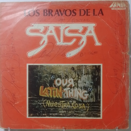 lp The Fania All Stars Our Latin Thing Los Bravos De La Salsa made peru 1978 salsa