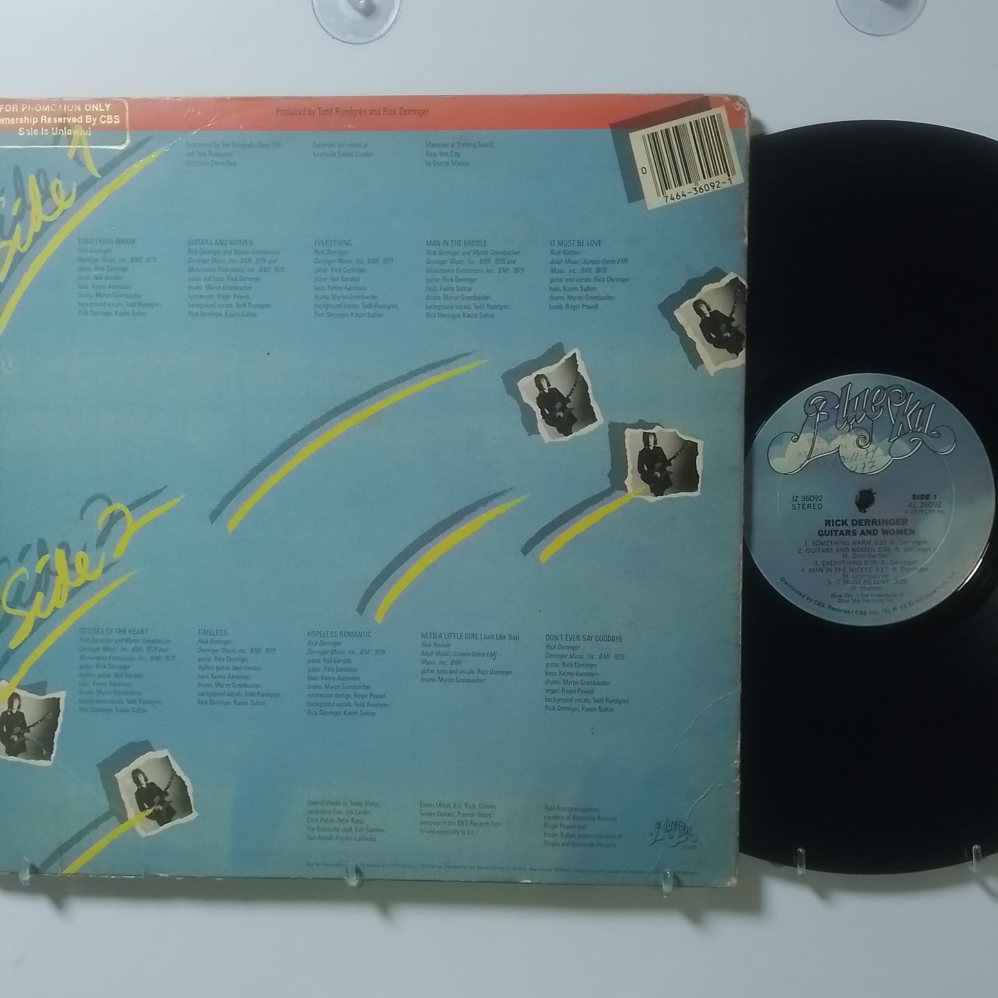 lp Rick Derringer Guitars And Women made usa 1979 pop rock