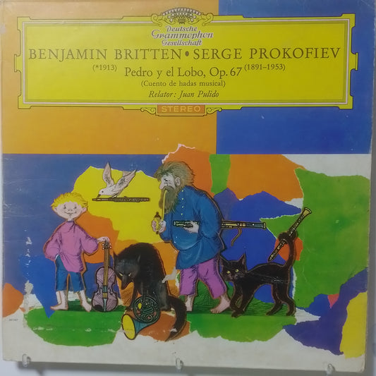 lp Britten Prokofiev The Young Person's Guide To The Orchestra Peter And The Wolf made peru 1963 clasico