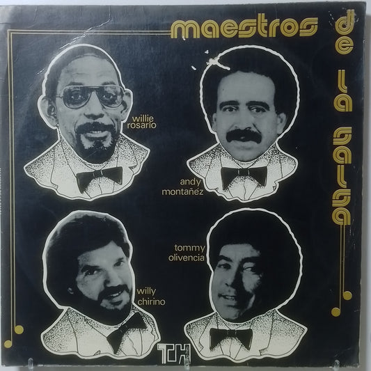 lp Maestros De La Salsa Willie Rosario Andy Montañez Tommy Olivencia Willy Chirino made peru 1983 salsa