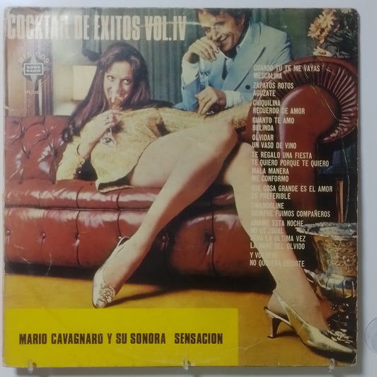 lp Mario Cavagnaro Y Su Sonora Sensacion Cocktail De Exitos Vol 4 made peru 1970 Psychedelic Salsa Cumbia