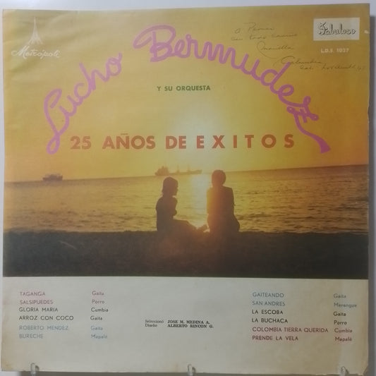 lp Lucho Bermudez Y Su Orquesta 25 Años De exitos made colombia 1972 latin cumbia